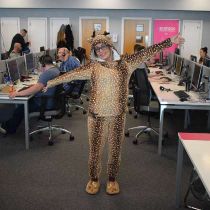 Foto de Ascensos de: #theAteam coming to work in their pj's to raise money for Social Bite's Sleep in the Park!